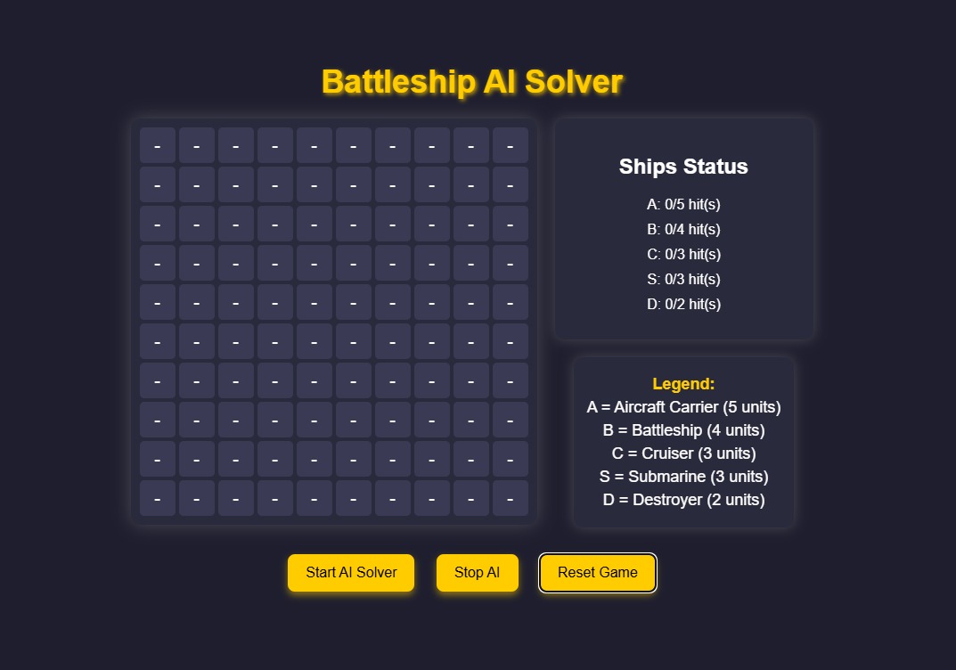 Battle Ship AI Game